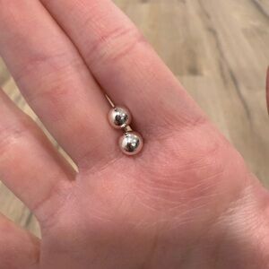 Silver Ball Studs